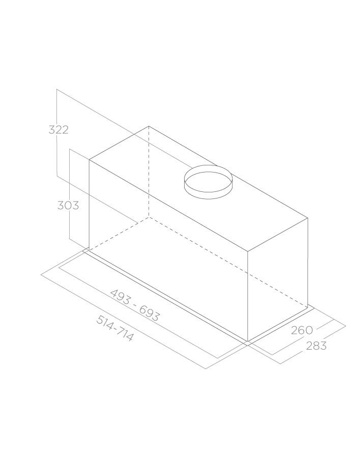 Встраиваемая вытяжка Elica LANE IX/A/72