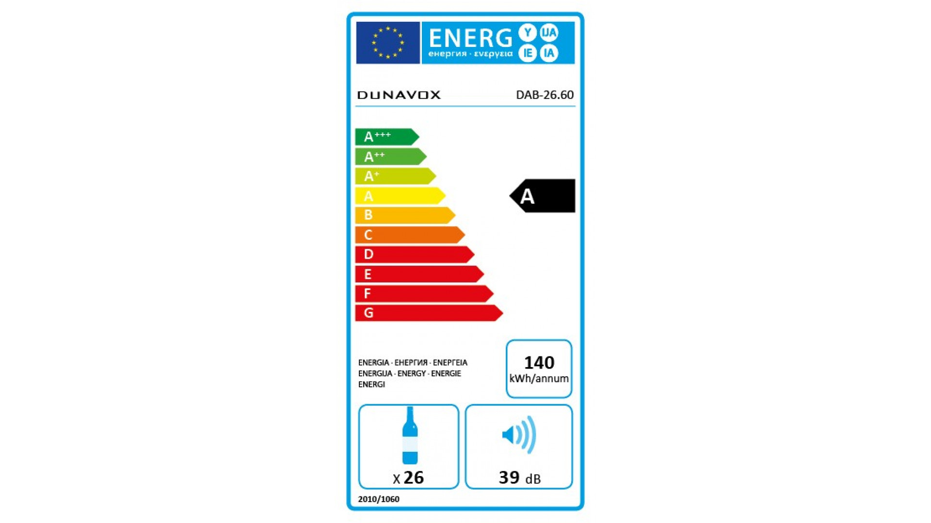 Винный шкаф Dunavox DAB-26.60W.TO