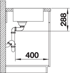  Blanco Zerox 700-IF Durinox отводная арматура InFino