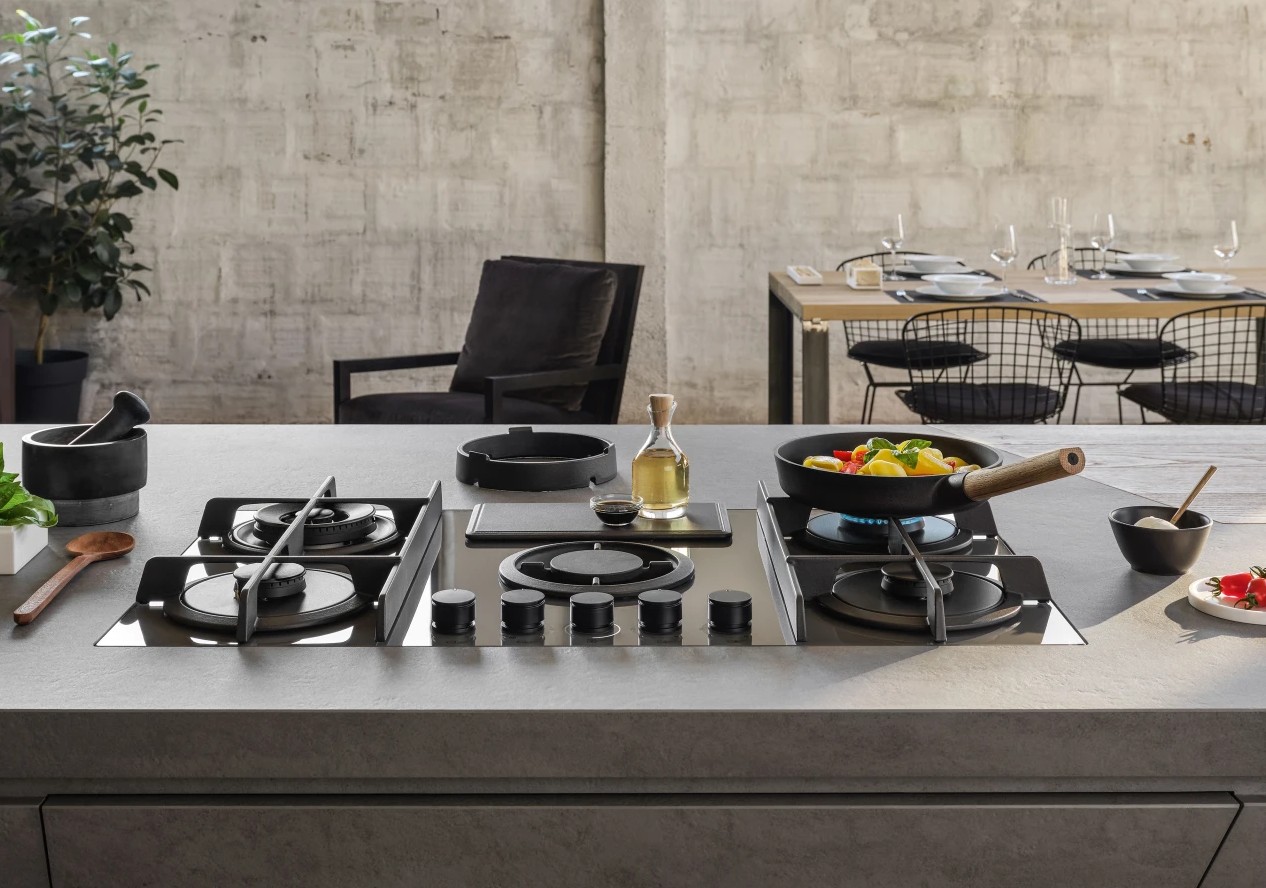 Варочная панель с вытяжкой Elica NIKOLATESLA FLAME EVO GR/A/88