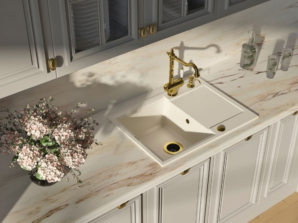  Omoikiri Nagare Slim NA-02-LG светлое золото