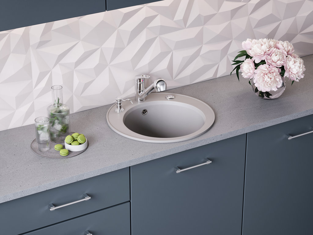 Мойка для кухни Omoikiri Miya 50R GR Tetogranit leningrad grey