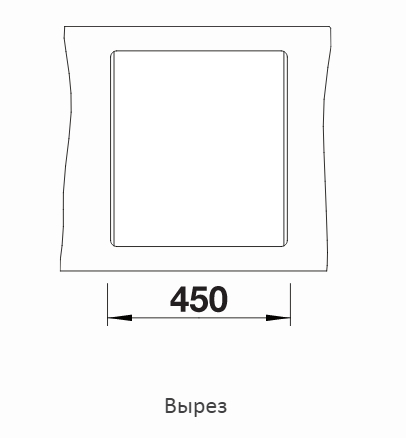  Blanco Dalago 45-F черный, клапан-автомат