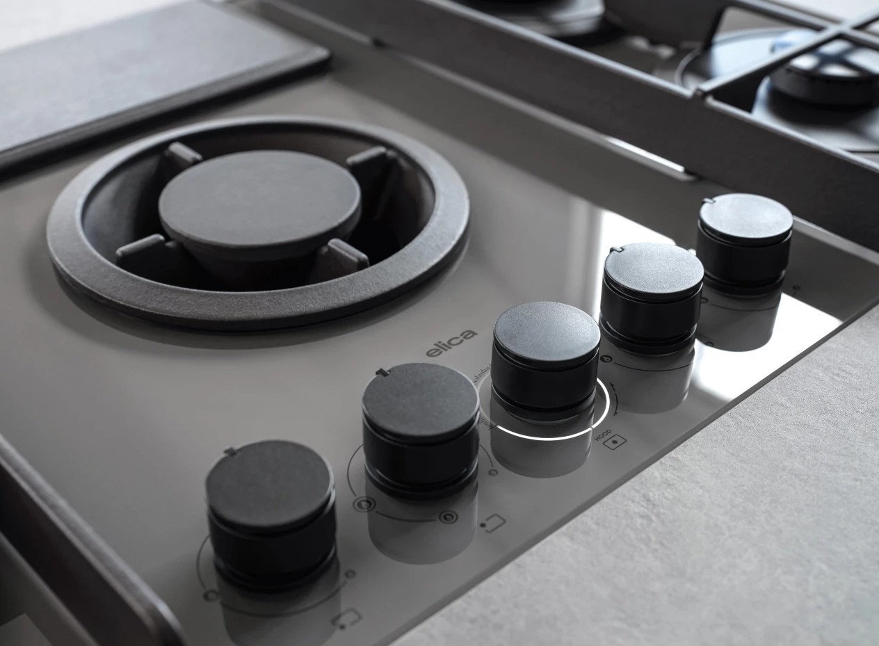 Варочная панель с вытяжкой Elica NIKOLATESLA FLAME EVO GR/A/88