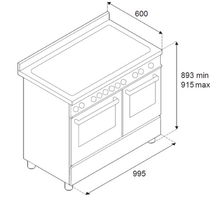  Bertazzoni PRO106L2ENET2