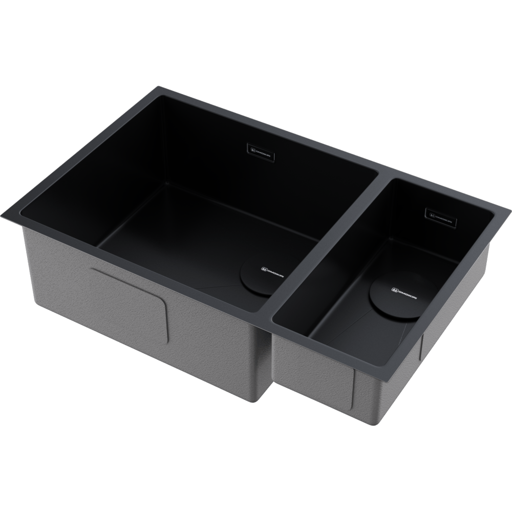 Мойка для кухни Omoikiri Taki 69-2-U/IF SIDE GB-L графит