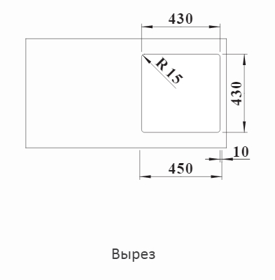  Blanco Solis 400-IF нерж. сталь полированная