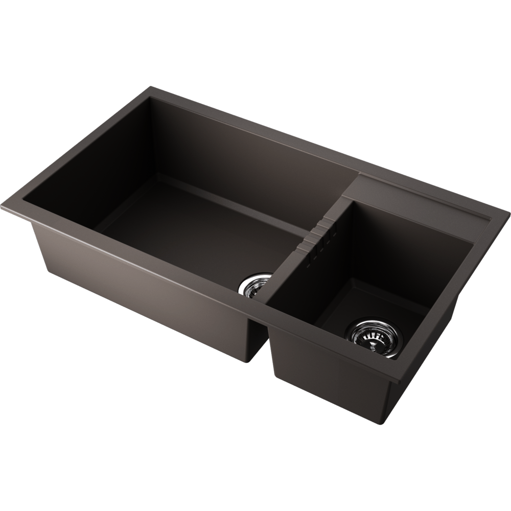 Мойка для кухни Omoikiri Tedori 86-2-LB-ES espresso