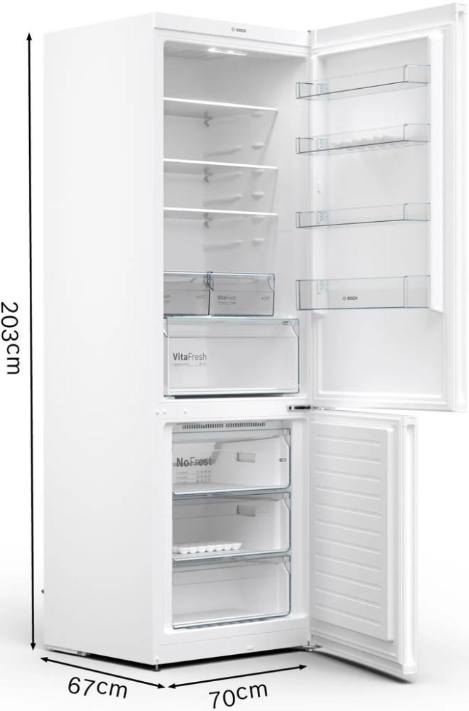 Двухкамерный холодильник Bosch KGN49XWEA