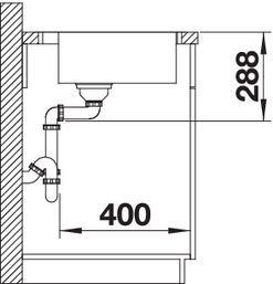  Blanco Zerox 700-IF/A Durinox отводная арматура InFino