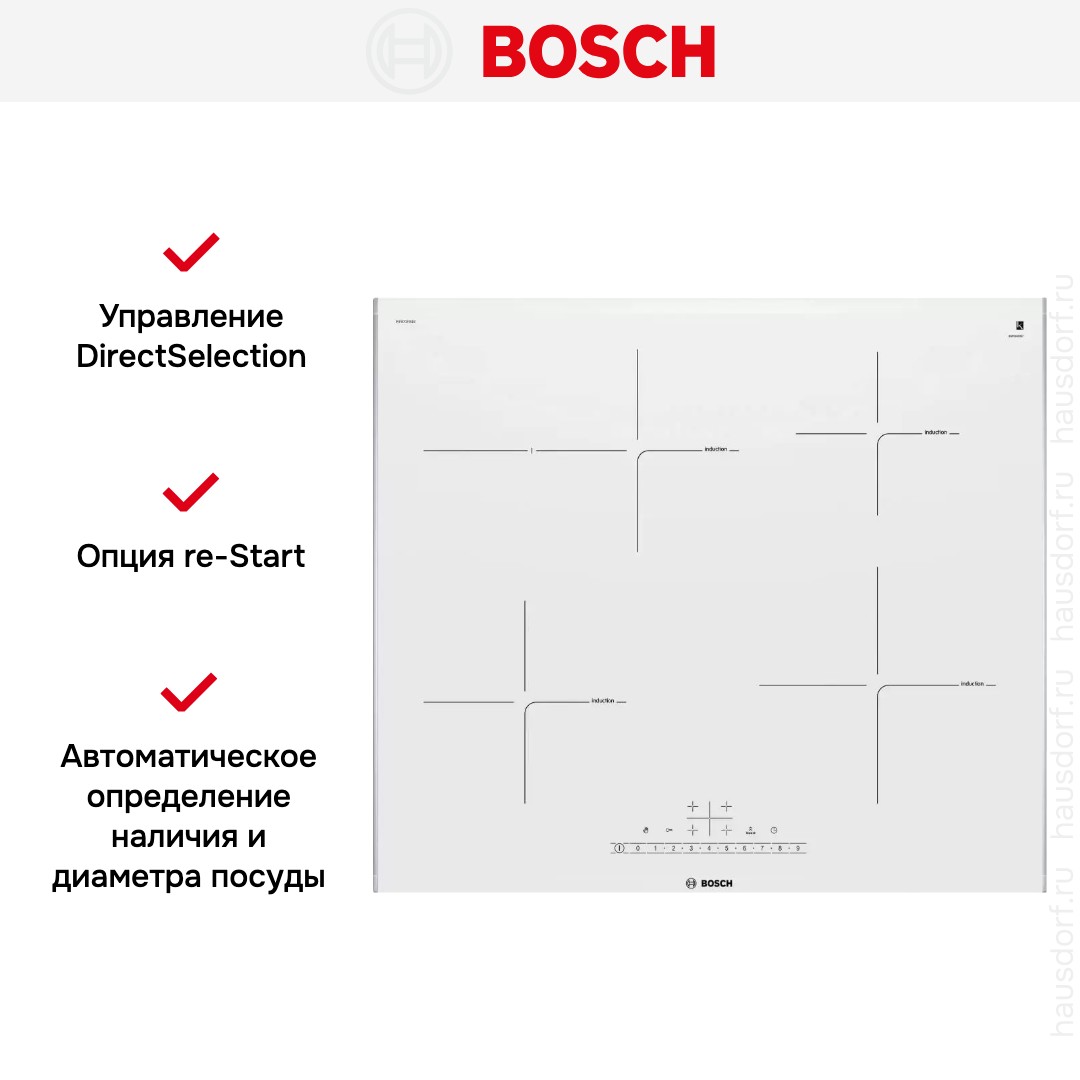 Варочная панель Bosch PIF672FB1E
