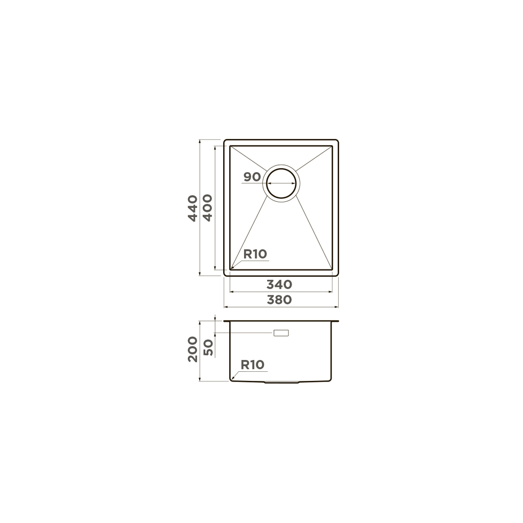  Omoikiri Taki 38-U/IF GB графит