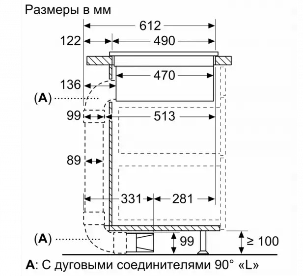 Индукционная варочная панель с интегрированной вытяжкой BOSCH PXX875D67E