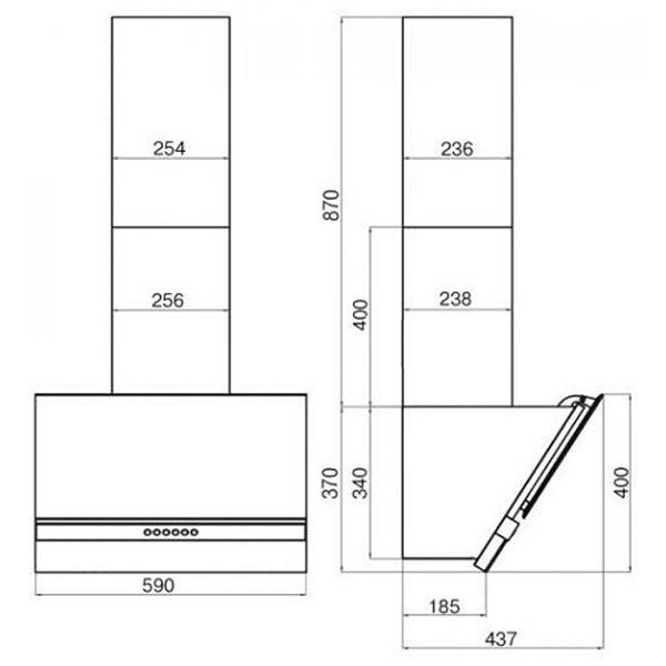 Вытяжка Faber Beryl WH A60