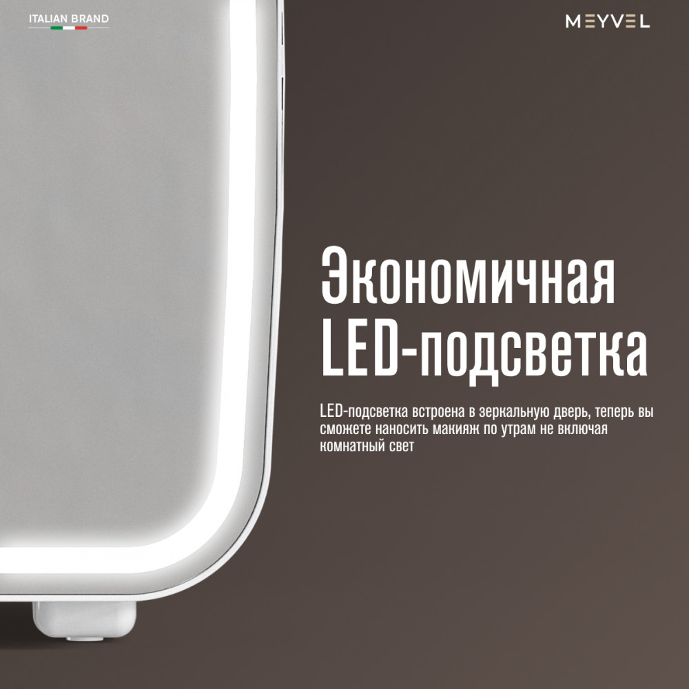 Холодильник для косметики и напитков Meyvel MB-04HC2W