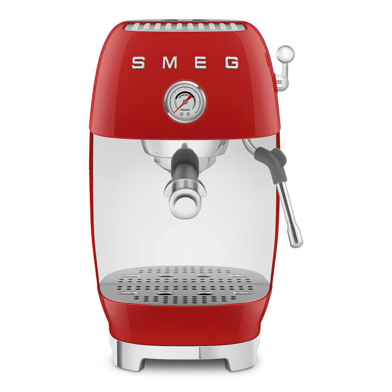 Ручная кофемашина для приготовления эспрессо и холодного кофе SMEG ECF03RDEU