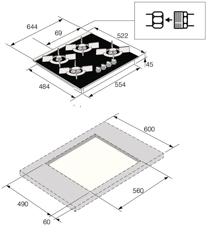 Варочная панель Asko HG8640BGB1