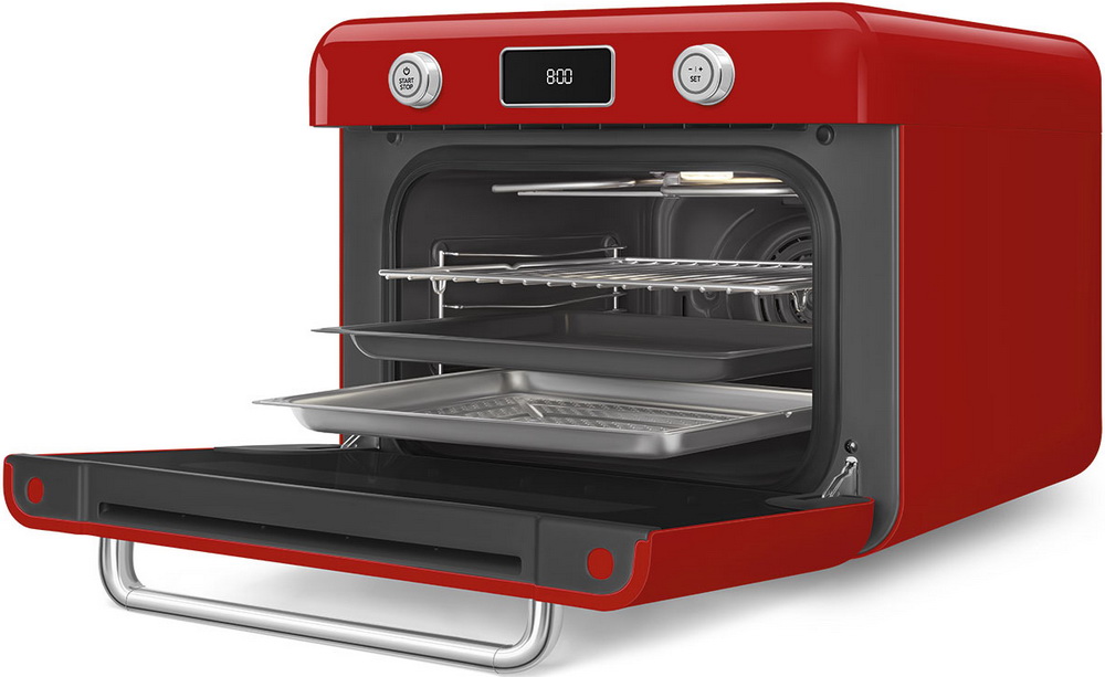 Мини-печь с паром SMEG COF01RDEU