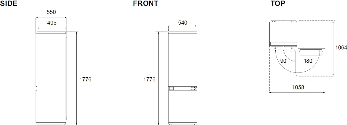  Bertazzoni REF603BBNPTC