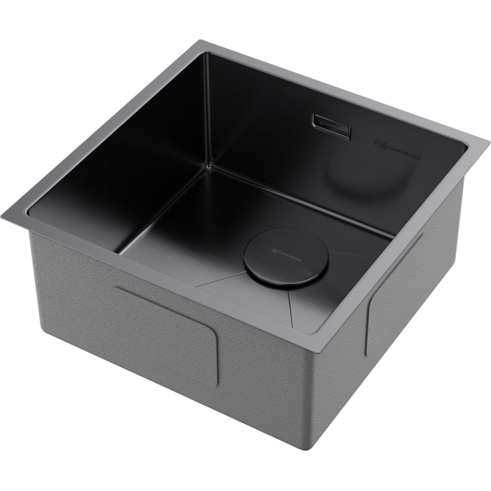 Мойка для кухни Omoikiri Taki 44-U/IF GM вороненая сталь