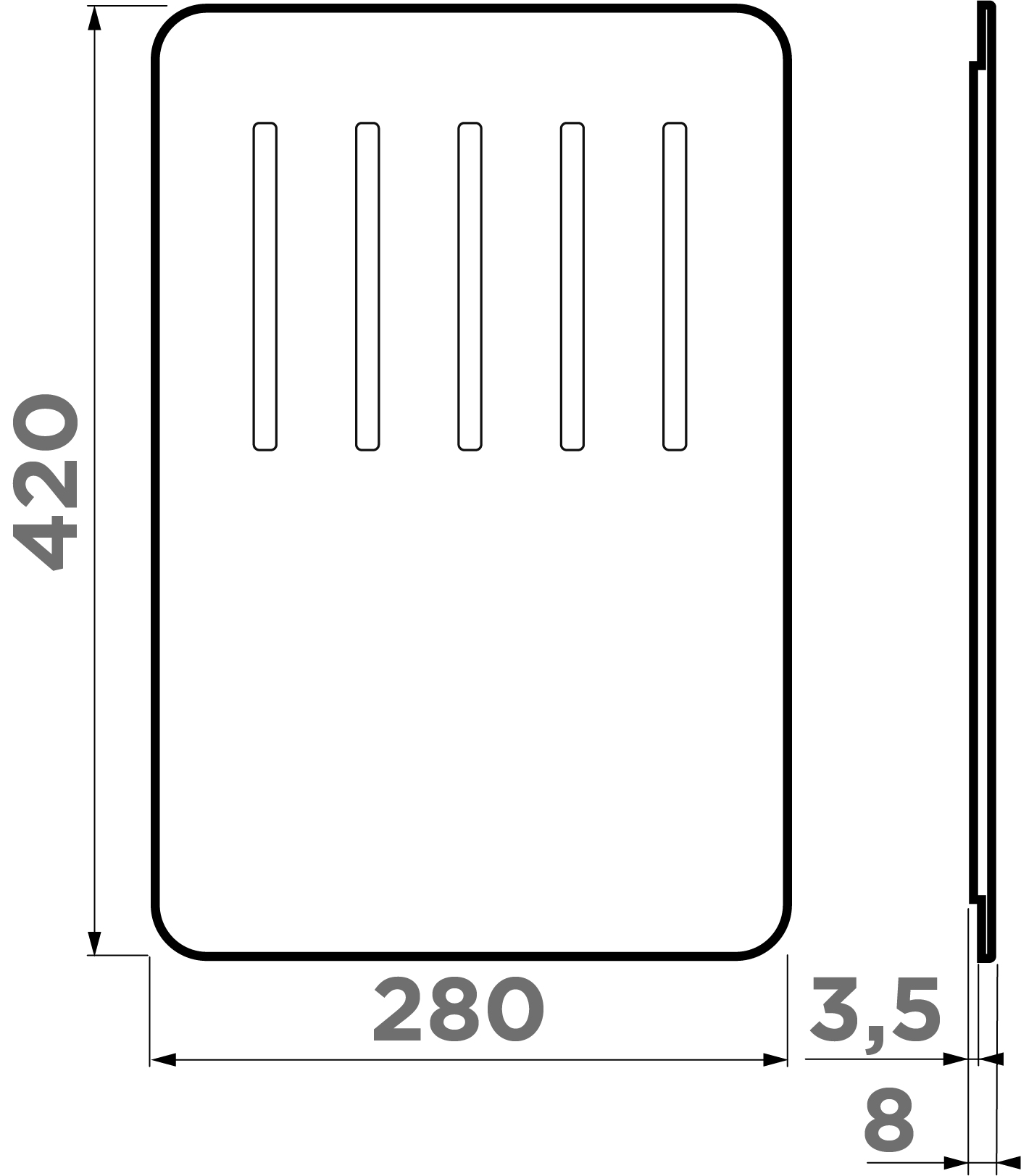 Omoikiri CB-Yamakawa, HPL-пластик