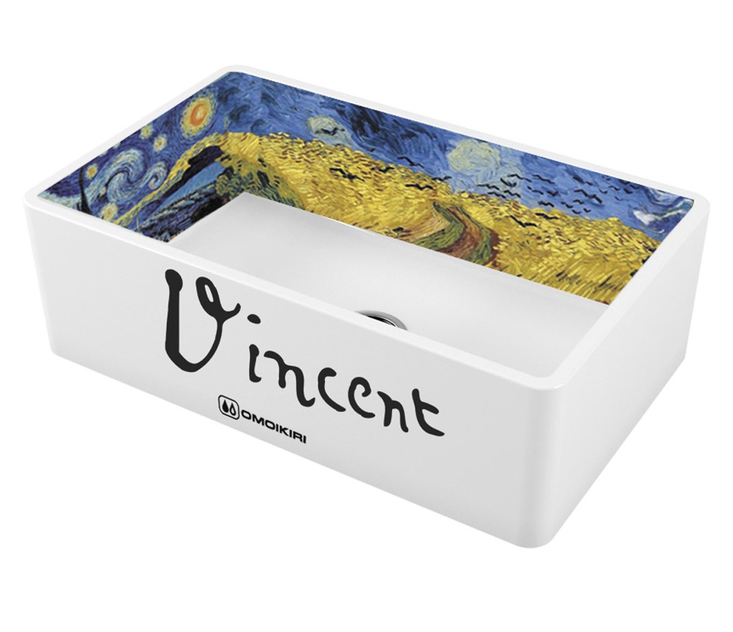 Мойка для кухни Omoikiri Mikura 76-VANGOGH белый