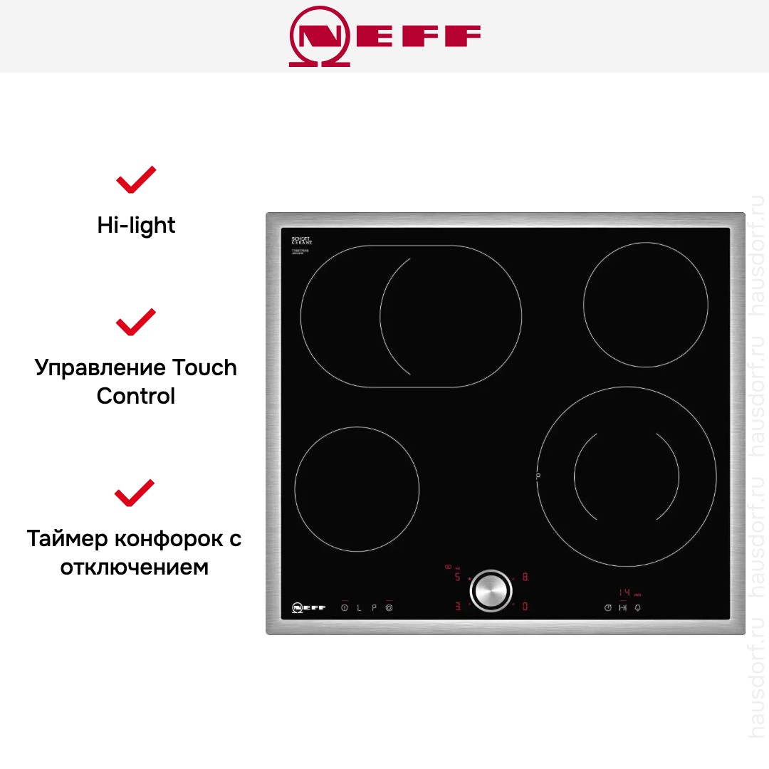 Независимая варочная панель Neff T16BT76N0