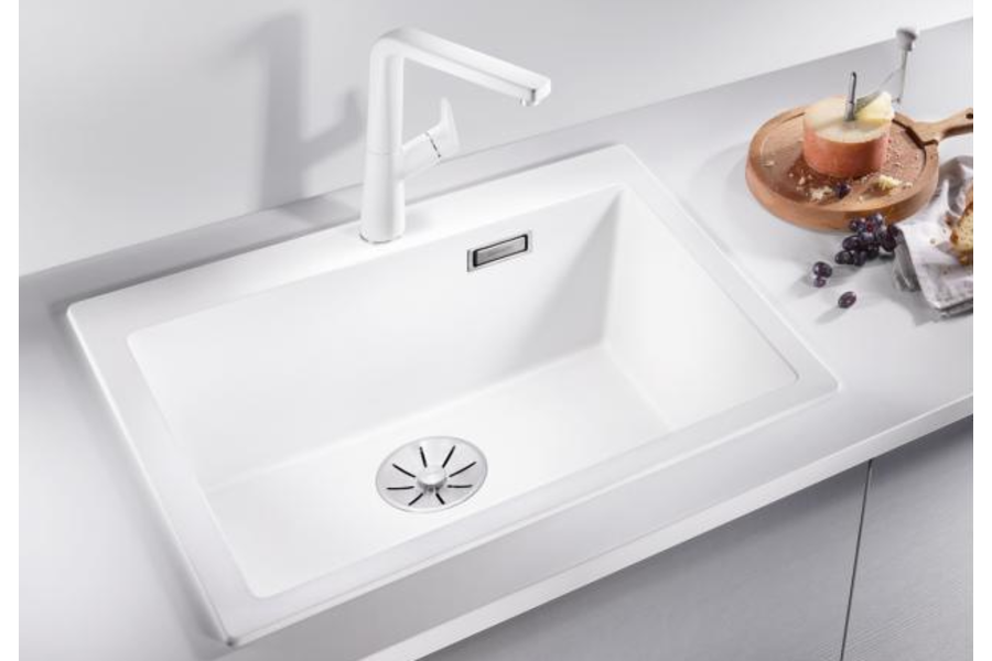  Blanco PLEON 6 SILGRANIT PuraDur белый