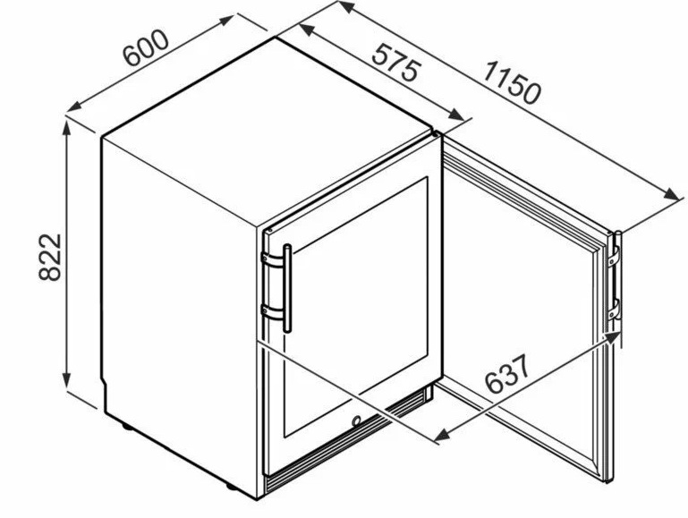 Винный шкаф Liebherr WTes 1672 Vinidor