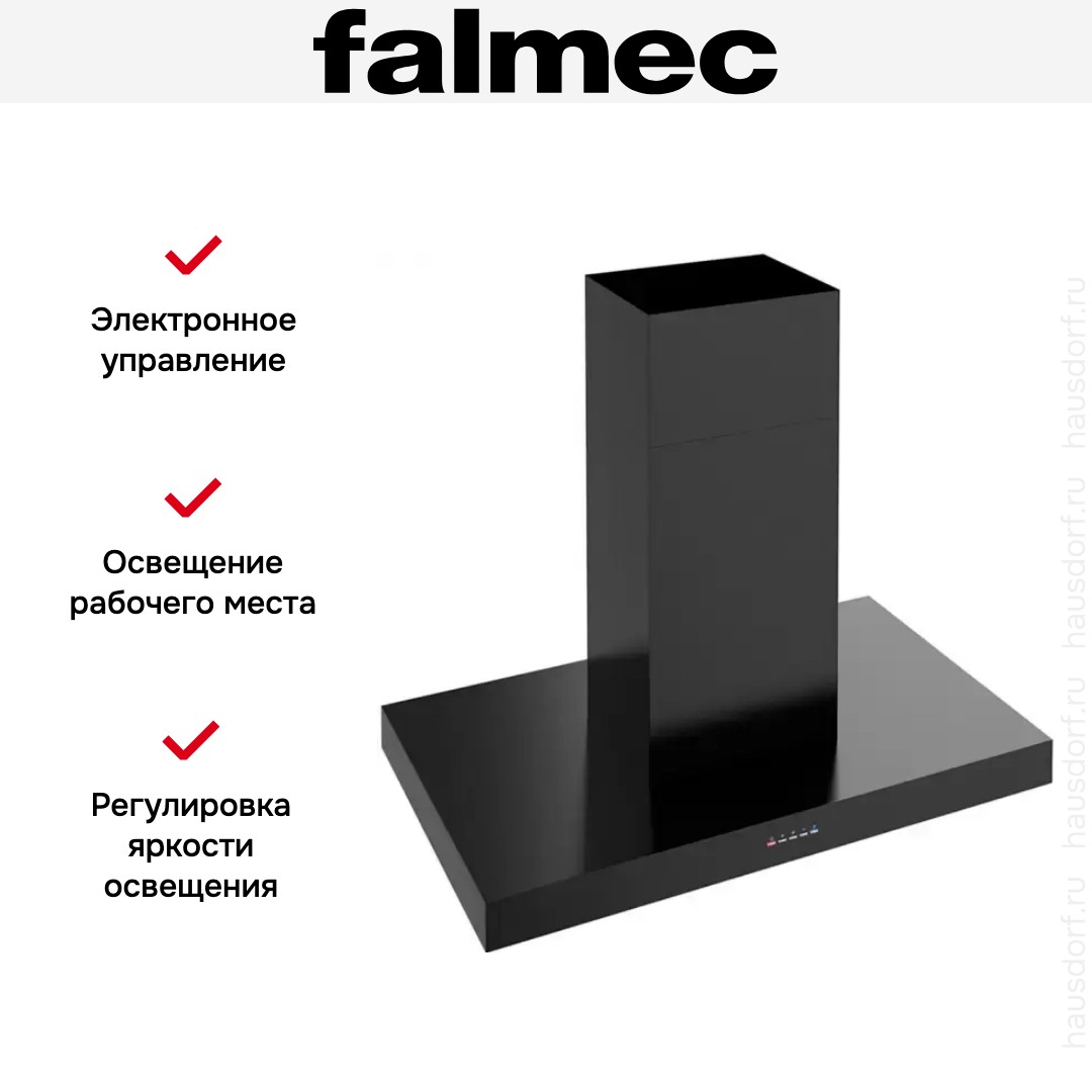 Falmec PLANE ISOLA BLACK 90 PLUS