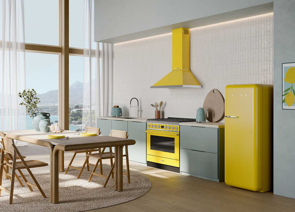 Холодильник Smeg FAB28RYW6