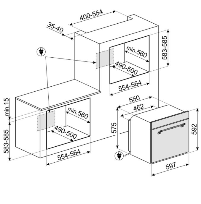  Smeg SFP750AOPZ