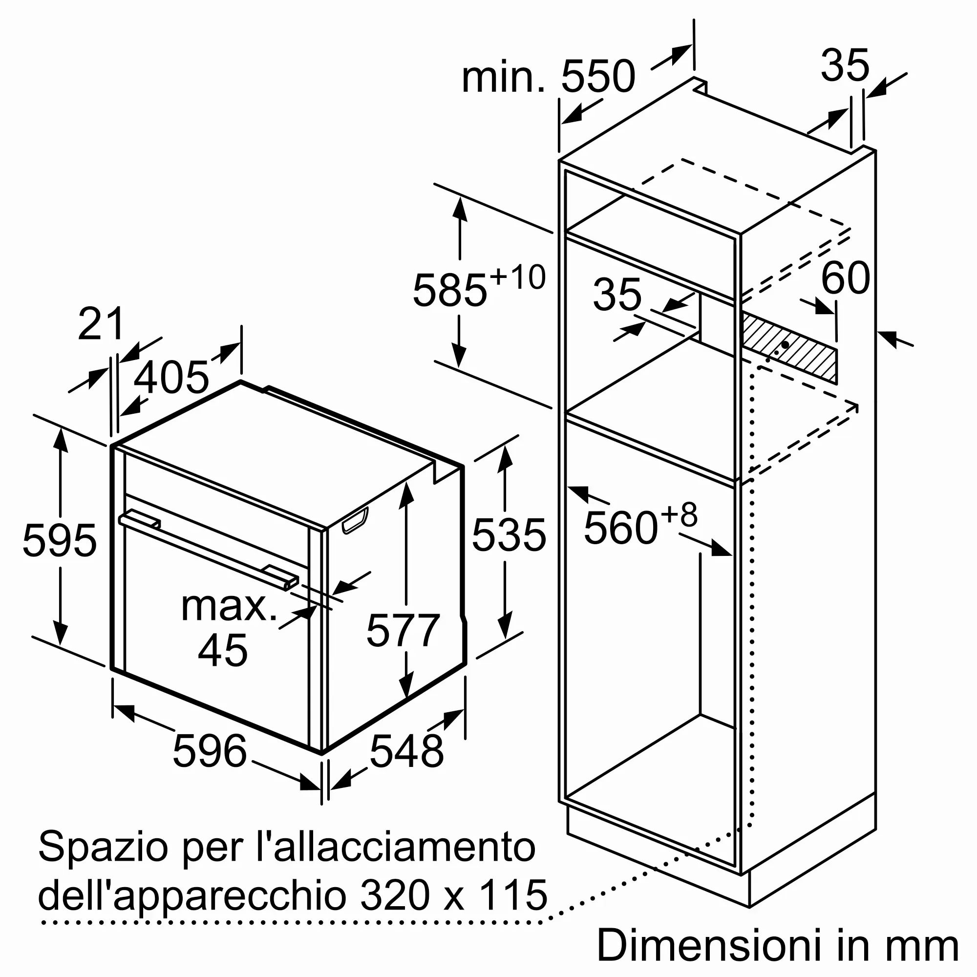Встраиваемый электрический духовой шкаф Neff B54CR31G0