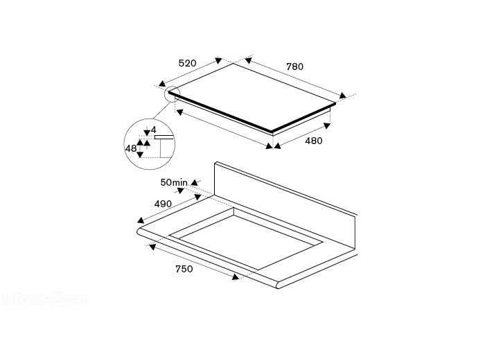  Bertazzoni P784IC1B2NEE