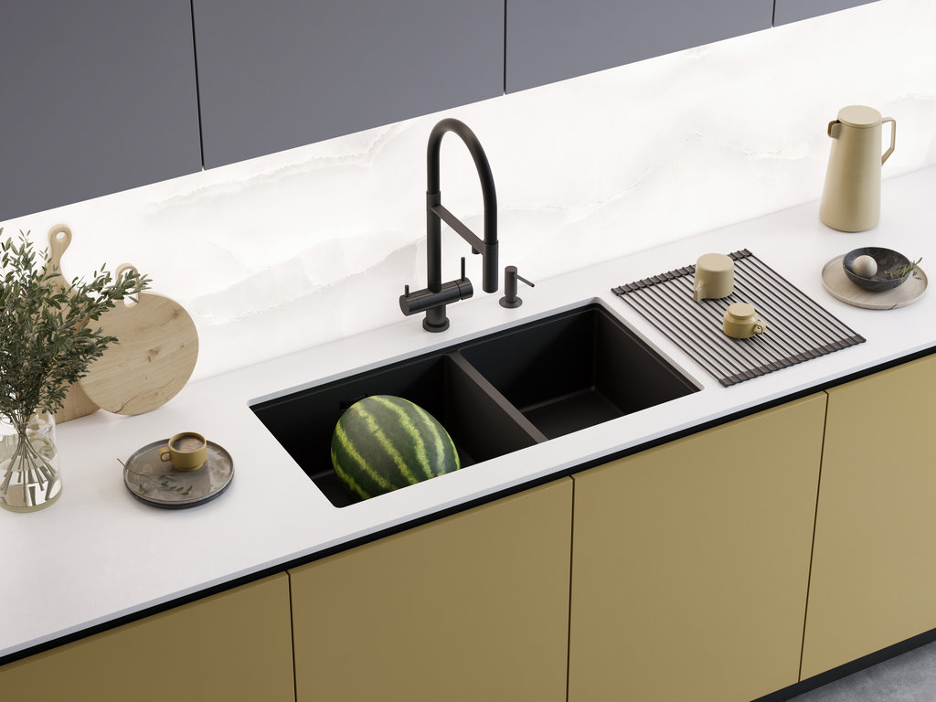  Omoikiri Taki 85-2-LB-U/IF Side GB графит