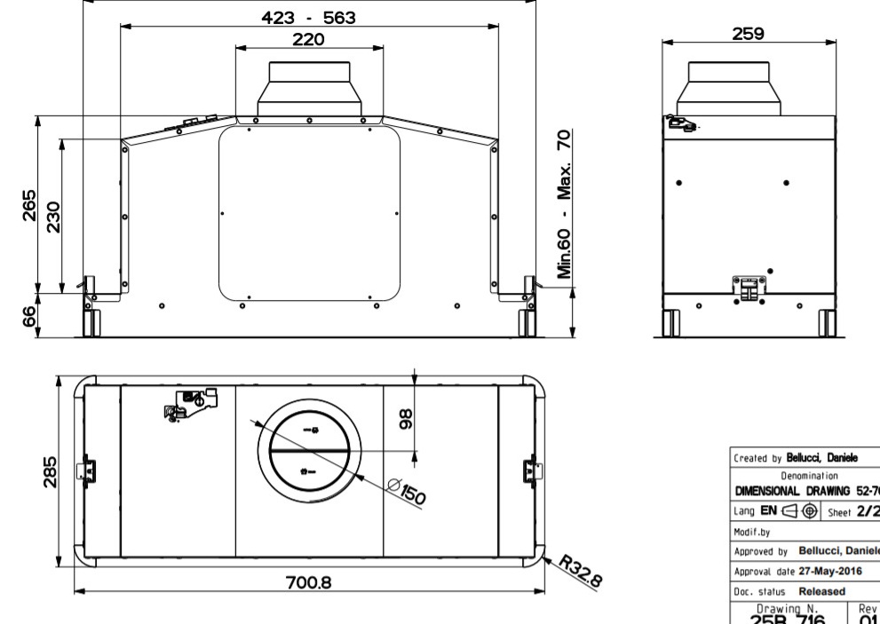  Faber IN-LIGHT EV8P WH MATT A52