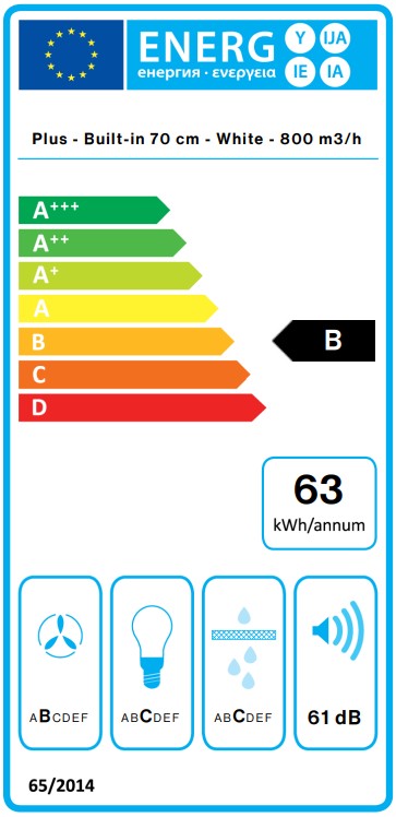  Falmec GRUPPO INCASSO PLUS 70 WH