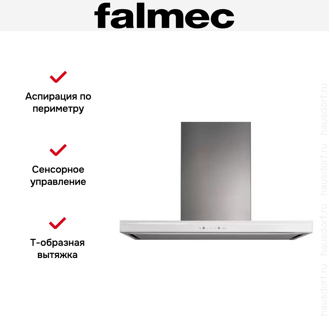  Falmec Lumina 90 Glass White wall (NRS)
