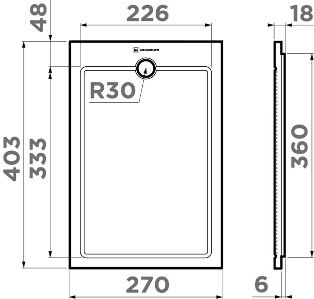  Omoikiri CB-03-WOOD-S