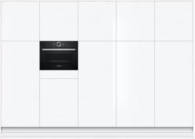 Компактный встраиваемый духовой шкаф-пароварка BOSCH CSG656RB7
