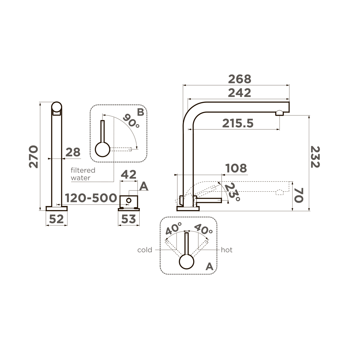  Omoikiri Nara 2 Plus LG светлое золото