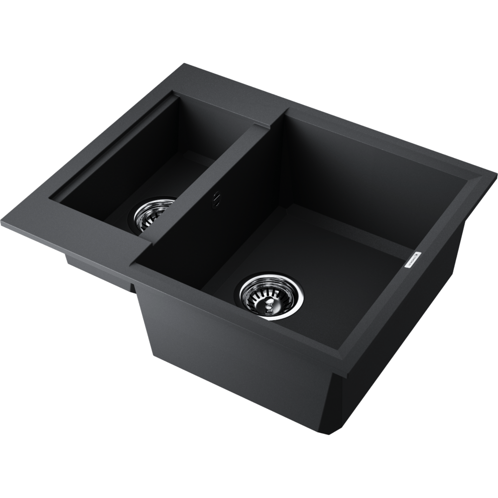 Мойка для кухни Omoikiri Sakaime 60-2-BL Tetogranit черный