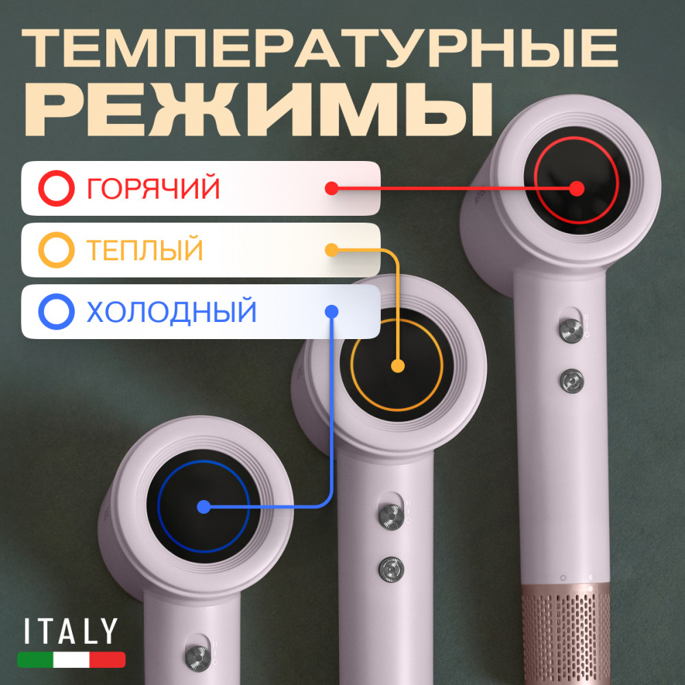 Фен для волос Meyvel MF9-1600 (Pink)