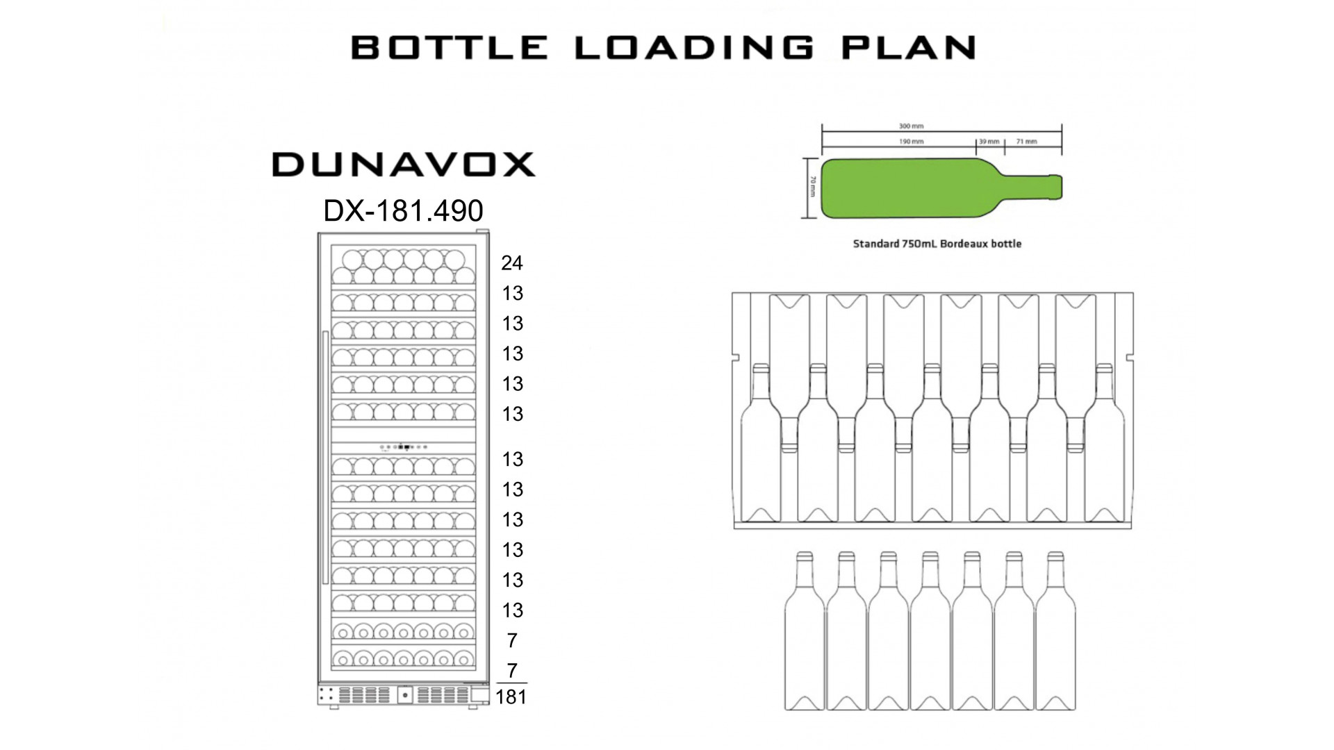 Винный шкаф Dunavox DX-181.490DCK