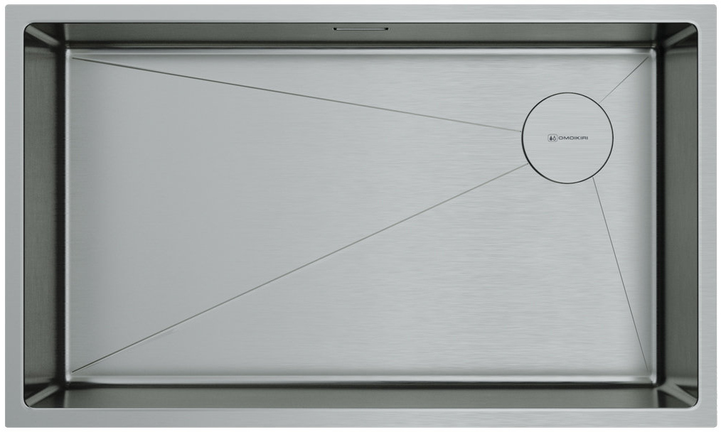  Omoikiri Taki 74-U/IF-IN Side нерж. сталь