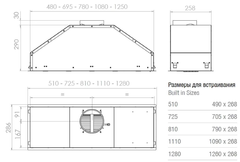  Pando GTI/810 INOX V.1550 ECO EXT