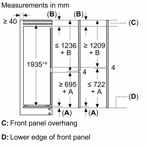 Встраиваемый холодильник Neff KI7966FD0