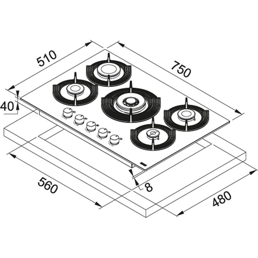  Franke FHMF 755 4G DC C OY