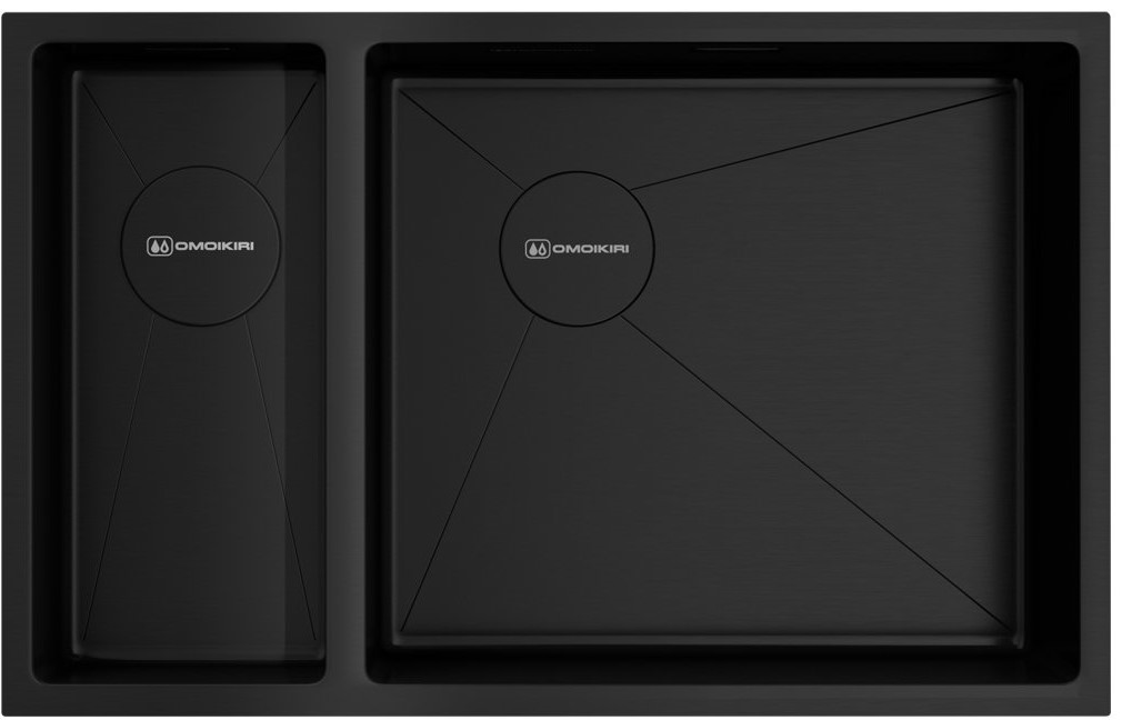  Omoikiri Taki 69-2-U/IF Side GB-R графит