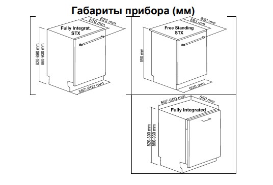 Встраиваемая посудомоечная машина Smeg STL281DS